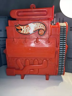 Buy Vintage 1983 Mattel Hot Wheels Red Engine 24 Carwall Hanging Or  Carrying Case • 8.02£