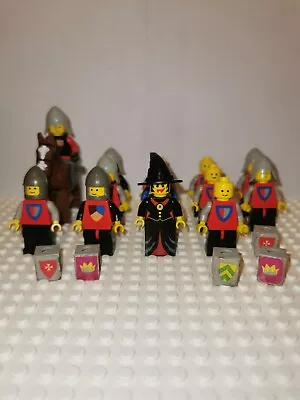 Buy LEGO Vintage Classic Castle Tournament Knights Witch Minifigure Bundle Job Lot • 31£