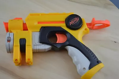 Buy Nerf - Nightfinder Blaster With Built In Laser Light - Yellow, Orange • 4.99£