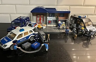 Buy PLAYMOBIL CITY ACTION 5299 POLICE STATION Bundle 3x Police Vehicles + Figures • 68£