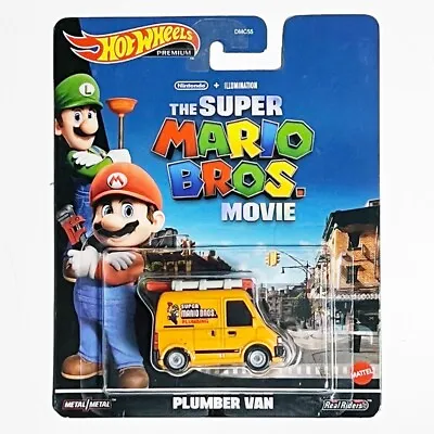 Buy Hot Wheels Premium The Super Mario Bros Movie Plumber Van • 9.59£