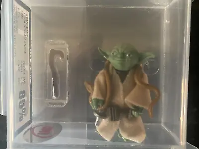 Buy Vintage Star Wars Figure Yoda Brown Snake UKG 85 Not AFA • 149.99£