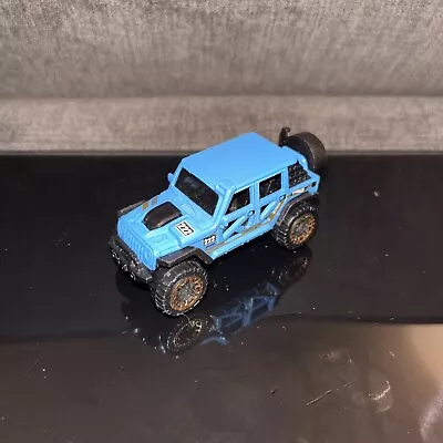 Buy '17 Jeep Wrangler 2017 Mattel Hot Wheels Diecast Car Blue FJV47 Made In Malaysia • 7.60£
