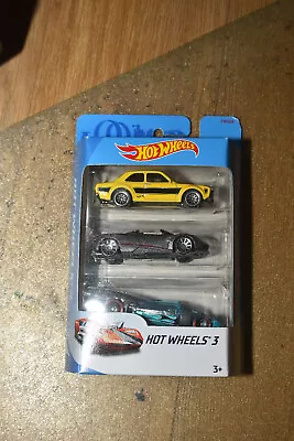 Buy Very Rare Hot Wheels 3 Car Pack Including Yellow Ford Escort Mk1 • 90£