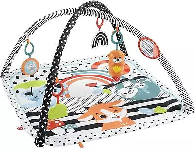Buy Fisher-Price 3-in-1 Music, Glow And Grow Soft Baby Play Gym Activity Mat • 27.49£