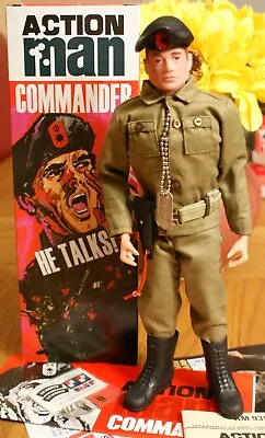 Buy Action Man 40th Talking Commander Red Painted Hair Boxed Figure • 65£