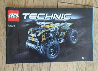 Buy LEGO Technic 42034 Quad Bike - Instructions ONLY - NO LEGO • 5.49£