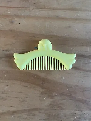 Buy Vintage Hasbro Fairy Tails Bird Comb Yellow 1980s • 5£