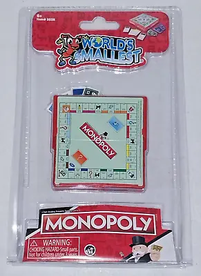 Buy MONOPOLY Travel Board Game, Worlds Smallest By Super Impulse / Hasbro NEW #5038 • 8.53£