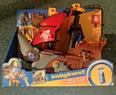 Buy Fisher-Price Pirate Ship, Imaginext Shark Bite Figures And Accessories • 59.95£