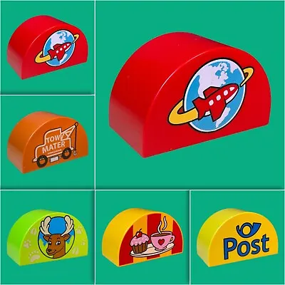 Buy LEGO Duplo Picture Stones Motif Stones Round 2x4x2 To Choose From #D/11 • 2.05£