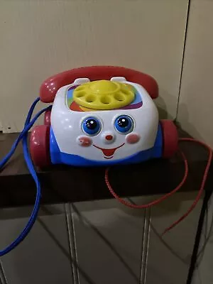Buy Fisher-Price Chatter Telephone, Infant Toddler Pull-Along Toy Phone Owned • 6.99£