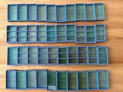 Buy Lego Door / Window Frame 1 X 4 X 6 Sand Blue With Glass Inserts - P/N 60596 40x • 39.99£