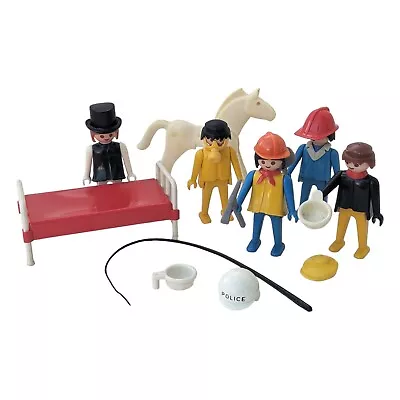 Buy 6x Playmobil Figures Toy Plastic People Dolls House Vintage Playmobil People • 10£