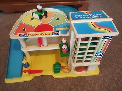 Buy Fisher-Price Fisher Play Family Garage 80's 90's Retro Vintage • 20£