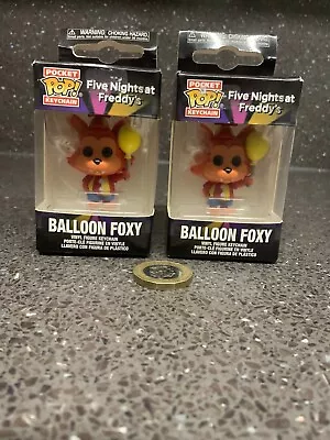 Buy Funko Five Nights At Freddy’s Balloon Foxy Keyrings X 2 New Boxed (uk Only) • 15£