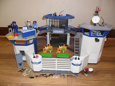 Buy PLAYMOBIL POLICE HEADQUARTERS 6919 COMPLETE (Prison,Figures,Accessories,Jail) • 34£