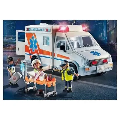 Buy Playmobil  71232 USA Hospital Emergency Ambulance In Stock • 24.95£