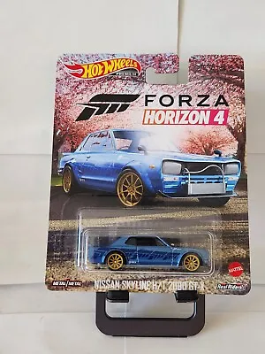 Buy Hot Wheels Forza Horizon 4 Nissan Skyline H/T 2000 GT-X Real Riders N21 • 10.03£