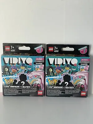 Buy 2 X LEGO Vidiyo Bandmates Series 1 Mini Figures Brand New Still Sealed Retired • 9.99£