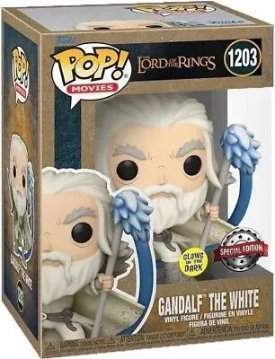 Buy Lord Of The Rings - Gandalf The White - Funko POP! #1203 Special Edition Glows • 25.73£