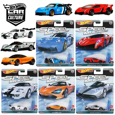Buy Hot Wheels Car Culture: Speed Machines 2023 Collectible Diecast Cars FPY86 New  • 9.99£