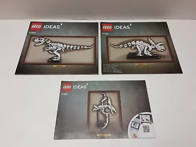 Buy Lego !!  Instructions Only !! For Ideas 21320 Dinosaur Fossils  • 7.99£