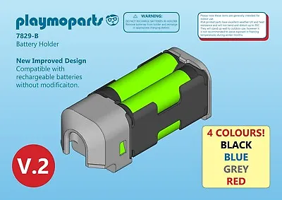 Buy Playmobil 7829-B Battery Holder For RC Trains 4010 4011 4016 4017 4018 4019 4020 • 24.99£