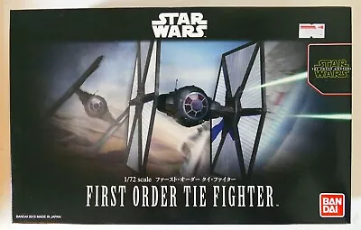 Buy Bandai Star Wars Star Wars 1/72 First Order Tie Fighter Model Kit BNIB Japan • 44.50£