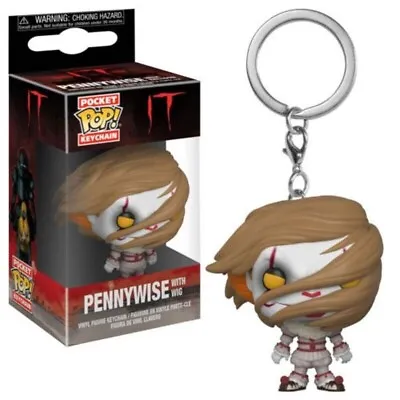 Buy Funko Pocket Pop Keychain IT Pennywise With Wig New With Box • 9.99£