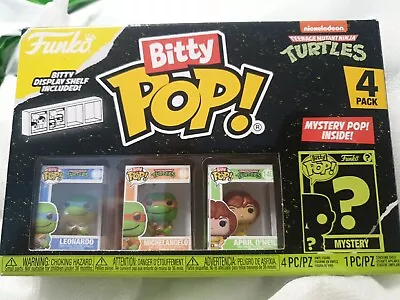 Buy Funko Bitty POP! TMNT 4-pack Leonardo,  Michelangelo, April, Mystery • 9.99£