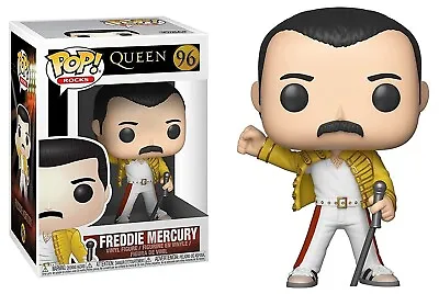 Buy Funko POP Rocks Queen Freddie Mercury Wembley 86 #96 Vinyl Figure • 21.90£