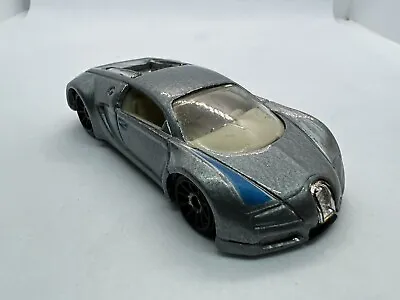 Buy Hot Wheels Bugatti Veyron Silver & Blue • 12.34£