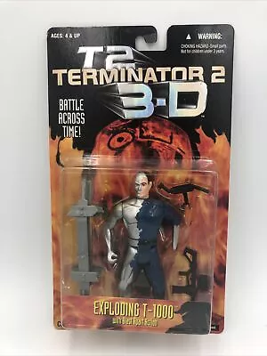 Buy T2 Terminator 2  3D Exploding T 1000 5.5  FIGURE CARDED Kenner 1997 • 35£