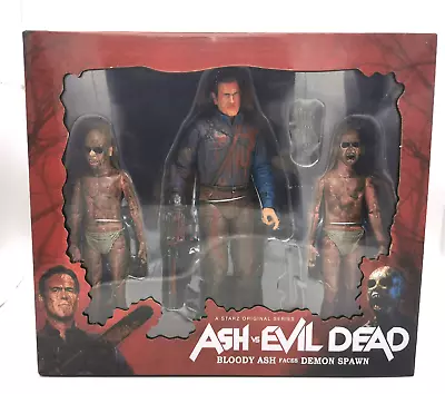 Buy NECA - Ash Vs The Evil Dead - Ash Vs Demon Spawn 7 Inch Action Figure Set • 115£