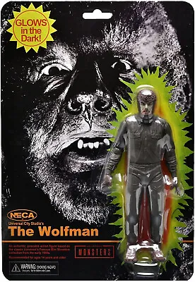 Buy Universal Monsters The Wolfman 1941 Glows In The Dark 7  18cm Neca Figure • 34.96£