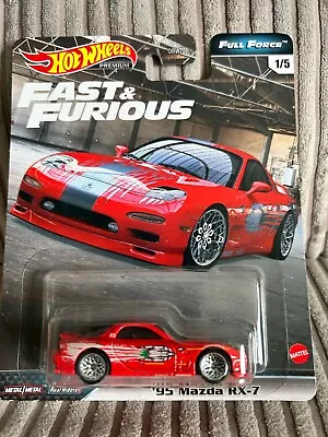 Buy Hot Wheels Premium, Full Force Fast And Furious 95 Mazda RX7 • 6.31£