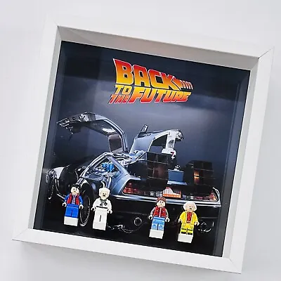 Buy Display Frame Case For Lego ® Back To The Future 10300 Minifigures 25cm 27cm • 18.99£
