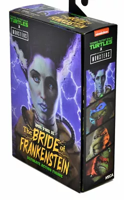 Buy Tmnt Universal Monsters Ninja Turtles April Oneil The Bride Of Frankenstein NECA • 53.16£