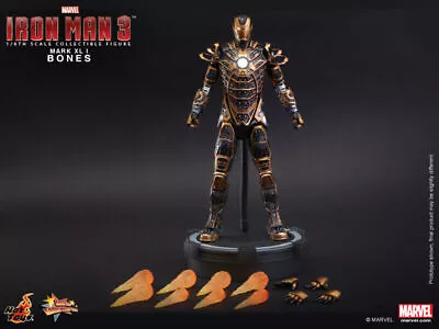 Buy Hot Toys 1.6th  Scale Iron Man 3 Mk 41 Xli Bones Version Mms251 Used.  • 119£