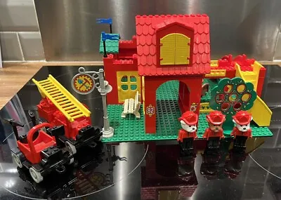 Buy Vintage Lego Fabuland Set 3682 Fire Station  *100% Complete* • 99.99£