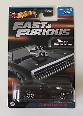 Buy Hot Wheels Black 70 Dodge Charger RT  The Fast And The Furious 1.64 New • 15.99£