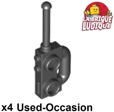 Buy LEGO 4x Minifig Utensil Walkie Talkie Radio With Handle Black/Black 3962b Used • 1.61£