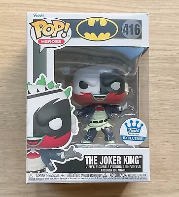 Buy Funko Pop DC Heroes Batman The Joker King #416 + Free Protector • 11.99£