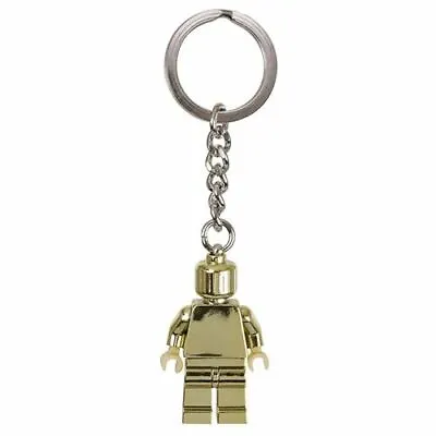 Buy Classic LEGO Minifigure Keyring Gold Minifig Keychain 850807 Collectable • 8.95£