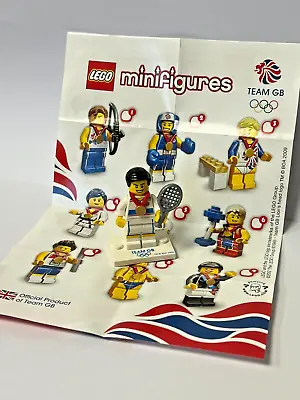 Buy Lego 8909 Olympics 2012 Team GB - Tennis Player Minifigure + Base & Leaflet • 9.95£