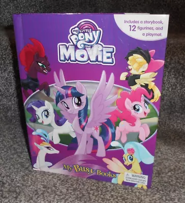 Buy My Busy Books My Little Pony The Movie With 12 Figures And Mat • 4.99£