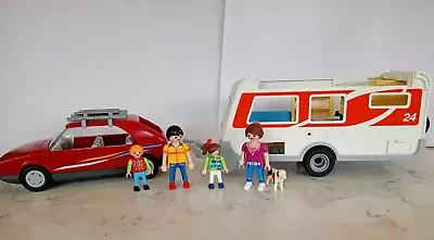 Buy Playmobil Car And Caravan With Family • 15.99£