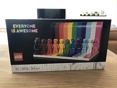 Buy LEGO EVERYONE IS AWESOME 40516 Brand New Rainbow Pride • 45£