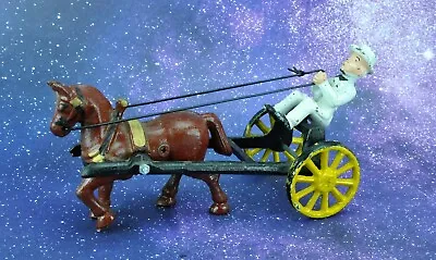 Buy Antique Cast Metal Painted Horse And Buggy Carriage Toy.(BI#MK/191211) • 57.87£